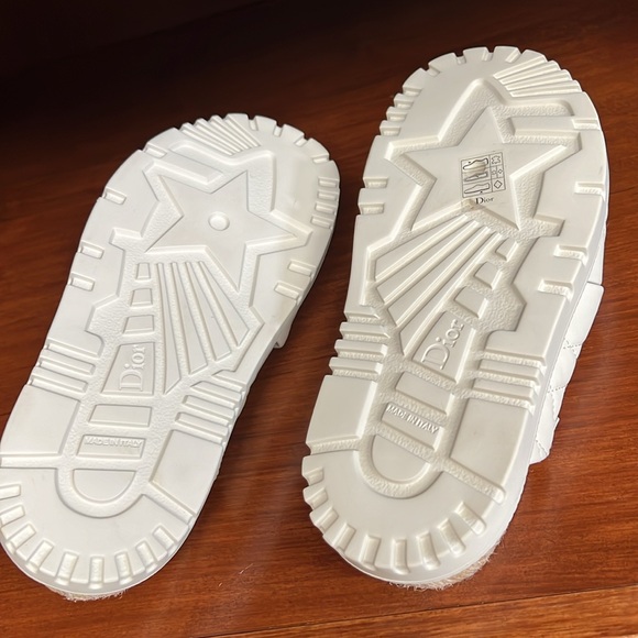 New Christian Dior Cannage quilted leather d twist slides sandals 36.5 - Picture 10 of 13